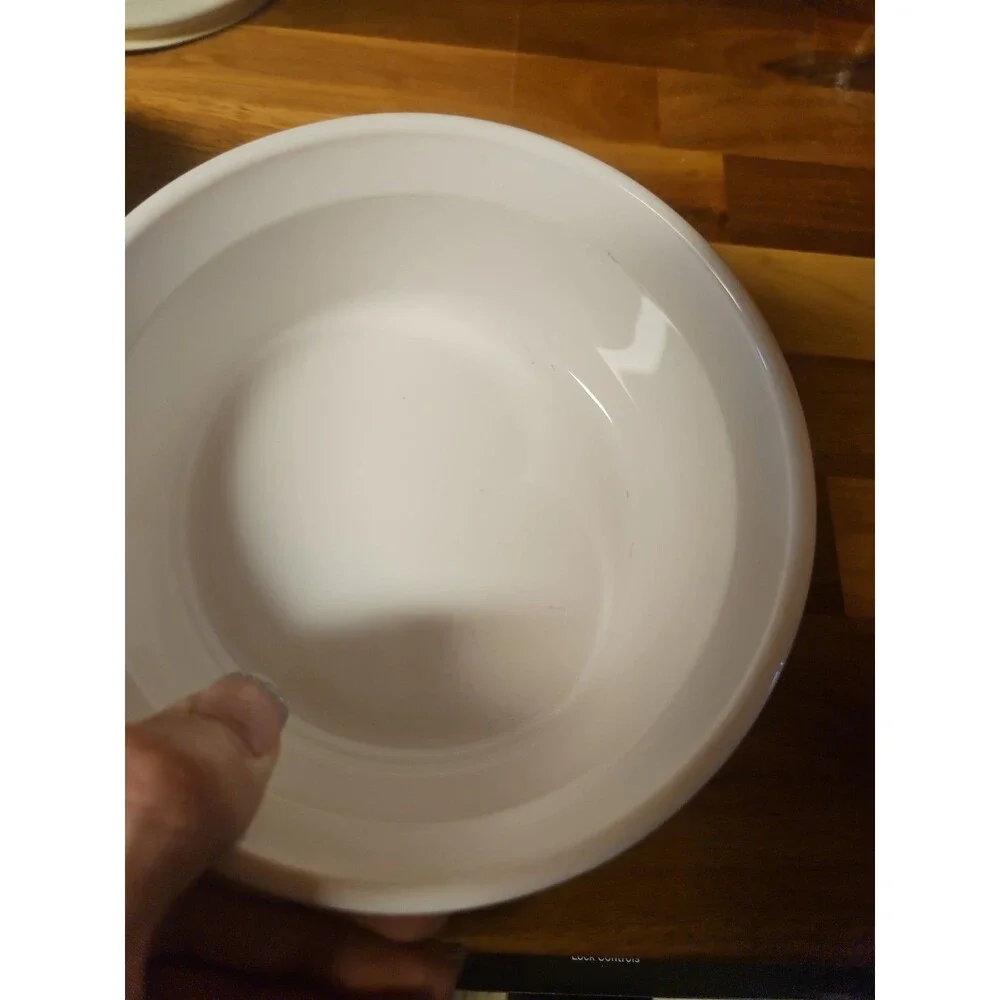 Set Of 2 Vintage Corning Ware French White F-16-B 16oz Casserole Dishes W/ Lids